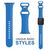 NALIA Bracelet Silicone Smart Watch Strap compatible with Apple Watch Strap SE & Series 8/7/6/5/4/3/2/1, 38mm 40mm 41mm, iWatch Fitness Watch Band for Men & Women Light Blue