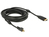 Kabel mini Displayport 1.2 Stecker mit Schraube an HDMI Stecker 4K Aktiv schwarz 5m, Delock® [83732]