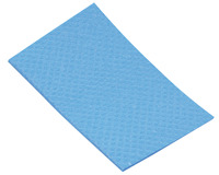 Schwammtuch ; 25x31 cm (LxB); blau; 10 Stk/Pck