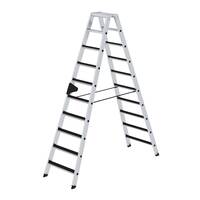 Stufen-Stehleiter beidseitig begehbar mit clip-step