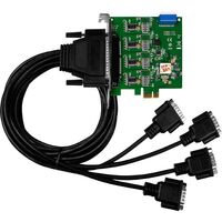 PCI EXPRESS KORT, 4 PORT RS-23 VEX-114/D2 CR + CA-9-3715DInterface Cards/Adapters