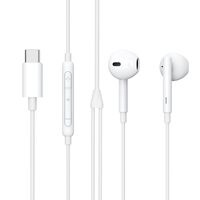 In-ear Headphone Earpod with USB-C plug for USB-C devices. Cable length: 1,2m. White Headsets