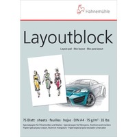 Layout Block, A4, 75g/m², 75 Blatt HAHNEMÜHLE 10625040