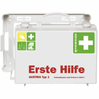 Erste Hilfe-Koffer SN-CD weiß Füllung Österreich-Norm
