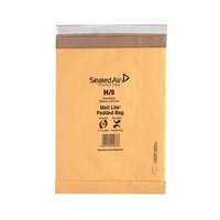 Mail Lite Padded Postal Bag Size H/5 264x374mm Gold (Pack of 50) 100943511