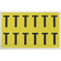 Self-adhesive numbers and letters - Letter T