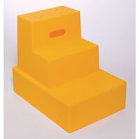 Lightweight static plastic steps