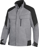 FHB Arbeitsjacke FRANK 125900 grau-schwarz, Gr. L