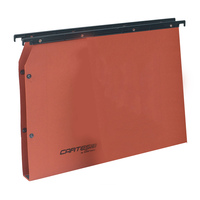 Cartella sospesa Cartesio Plus - armadio - interasse 33 cm - fondo U 30 mm - 32,6x28 cm - arancio - Bertesi
