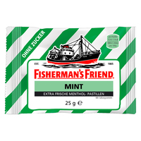 Fishermans Friend Mint ohne Zucker, Pastillen, 25g Beutel