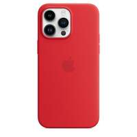 Apple MagSafe-rögzítésű iPhone 14 Pro Max szilikontok (PRODUCT)RED - piros (MPTR3ZM/A)