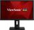 24" ViewSonic VG2440 LCD monitor fekete