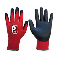 Pred Sensor 10 -Size 10 Red/Black 15 Gauge Pred SENSOR PolyMax Coating Glove (Pair)