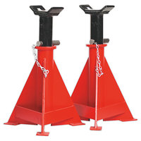 Sealey AS15000 Axle Stands 15tonne Capacity Per Stand 30tonne Per Pair