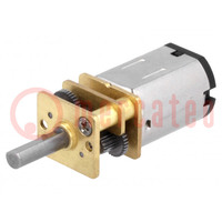 Motor: DC; with gearbox; HPCB; 6VDC; 1.5A; Shaft: D spring; 150: 1