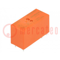 Relay: electromagnetic; SPST-NO; Ucoil: 12VDC; Icontacts max: 16A