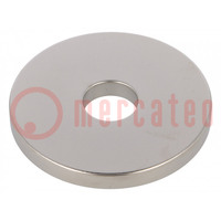 Magnet: permanent; neodymium; H: 6mm; 230N; Ø: 56mm