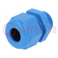 Cable gland; M16; 1.5; IP68; polyamide; blue; UL94V-0; HSK-K