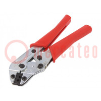 Tool: for crimping; ring terminal; 0.1÷0.5mm2