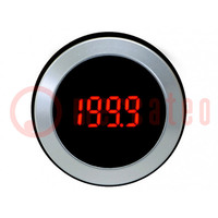 Voltmeter; digitaal,montage; 0÷200mV; geschroefd; LED; 50mA; IP67