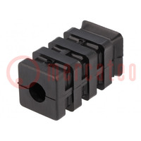 Mounting coupler; for profiles; W: 26mm; H: 41mm; Int.thread: M8
