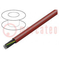Wire; SiHF; 14G1.5mm2; Cu; stranded; silicone caoutchouc