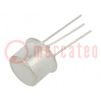 Transistor: NPN; bipolaire; 30V; 0,4A; 3,5W; TO39
