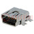 Socket; USB B mini; on PCBs; SMT; PIN: 5; horizontal