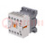 Contactor: 3-pole; NO x3; Auxiliary contacts: NO; 230VAC; 9A; IP20