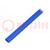 Krimpkous; zonder lijm; 4: 1; 8mm; L: 1m; blauw; polyolefin