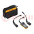 Multiméter: teszt adapter készlet; 10A; sárga-fekete; 250/430V