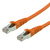 Cordon Cat.6A (Class EA) FTP AWG26, orange, 0,5 m