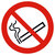 Verbotsschild - Verbotszeichen Rauchen verboten Alu, Größe: 31,5 cm DIN EN ISO 7010 P002 ASR A1.3 P002
