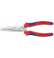 Knipex Polsterklammerzange, mit Mehrkomponenten-Hüllen, spiegelpoliert 185 mm