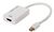 DIGITUS Aktiver Mini DisplayPort Adapter, mdP - HDMI, weiß (11003074)