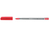 Kugelschreiber Tops 505, Kappenmodell, M, rot, Farbe des Schaftes: transparent