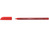 Kugelschreiber Vizz, M, rot, Farbe des Schaftes: rot-transparent