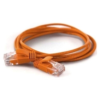 WANTECWIRE 7258 EXTRA FINA PATCH CABLE CON TOP CALIDAD NARANJA