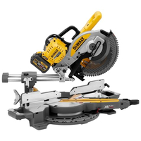 DEWALT - SCIE A ONGLET RADIALE 54V XR FLEXVOLT BRUSHLESS 250MM + 2 BATTERIES 2AH + CHARGEUR - DEWALT - DCS727T2-QW