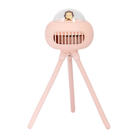 REMAX UFO STROLLER PORTABLE FAN WITH 1200 MAH BATTERY (PINK) F28 PINK