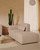 Canapé modulable Neom 1 place avec terminal beige 169 cm