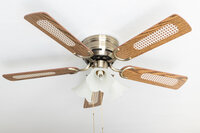 Deckenventilator Kisa Deluxe flach mit Beleuchtung