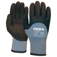 Handschuh Oxxa X-Frost, Gr. 10, grau/schwarz