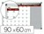 Planning lacado magnético mensual (90x60 cm) de Bi-Office