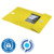 Dokumentenmappe Recycle, klima-kompensiert, A4, PP, gelb