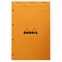 Rhodia N°20 bloc-notes A4+ 80 feuilles Orange