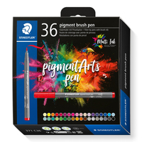 Staedtler Pigment Arts Brush Pen stylo-feutre Multicolore 36 pièce(s)