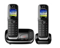 Panasonic KX-TGJ322 DECT telefon Hívóazonosító Fekete