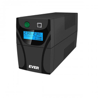 Ever EASYLINE 850 AVR USB Unterbrechungsfreie Stromversorgung (USV) Line-Interaktiv 0,85 kVA 480 W 2 AC-Ausgänge