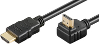 Microconnect HDM19191V2.0A90 HDMI kábel 1 M HDMI A-típus (Standard) Fekete